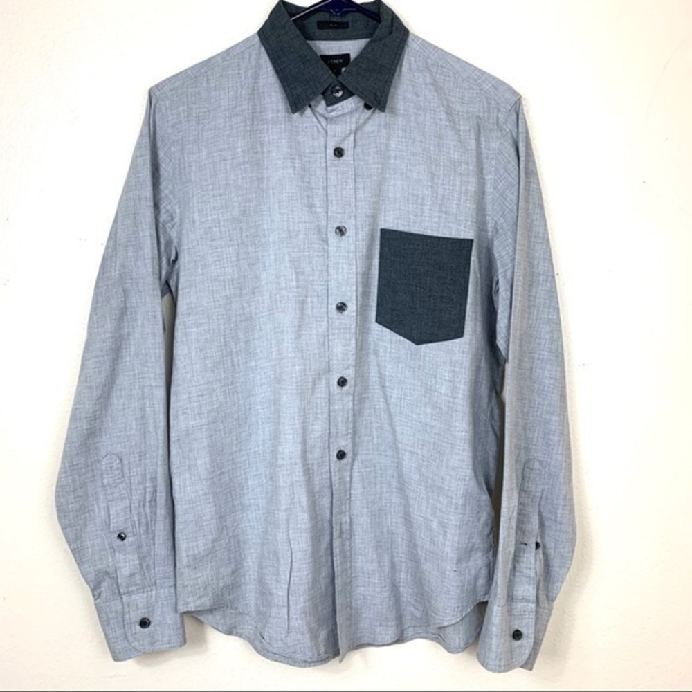 J.crew grey long sleeve woman top size S